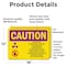 Signmission Radiation & Laser Sign, 12 in H x 18 in W, Vinyl Decal, Rectangle OS-2PACK-CR-D-1218-L-10157 - alternate 2